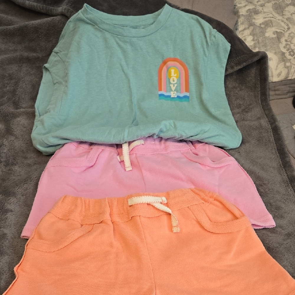 Old Navy Kids Matching Set - Teal, Pink, Orange